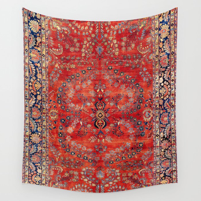Sarouk Arak West Persian Carpet Print Wall Tapestry