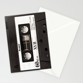 Cassette Tape Black And White #decor #society6 #buyart Stationery Card