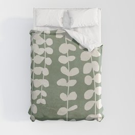 Minimal Abstract Leaves 14 Duvet Cover