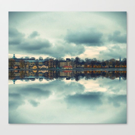 Stockholm upside-down Canvas Print