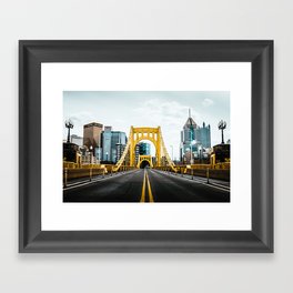 Pittsburgh Skyline Framed Art Print