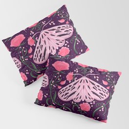 Moth pink pattern 001 Pillow Sham