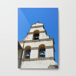 Bell Tower Mission San Juan Bautista Photograph Metal Print