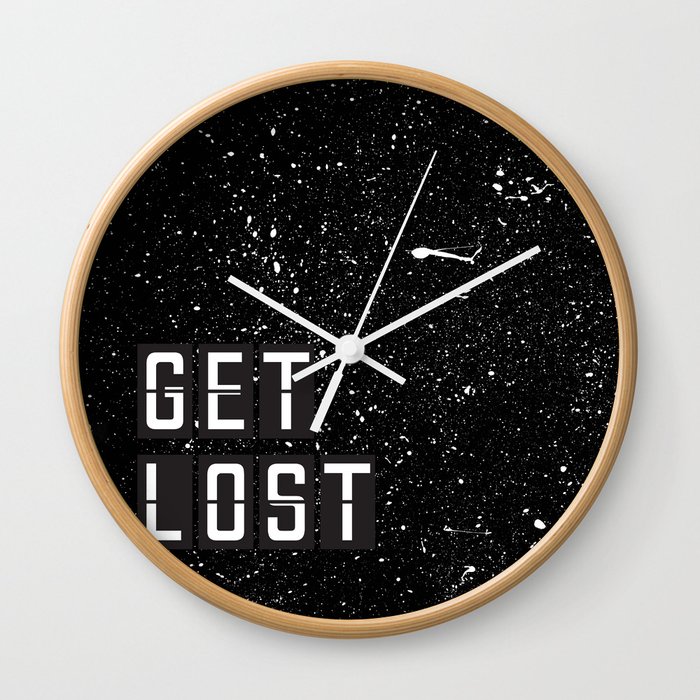 Get Lost Wall Clock
