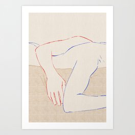Lay With Me Art Print