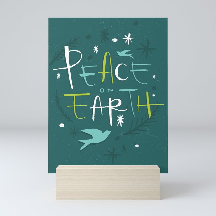 Peace on Earth Mini Art Print