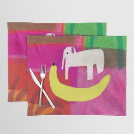 The holiday of elephant Placemat