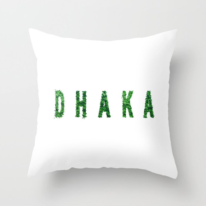 Dhaka Forest Ecology Concept Throw Pillow