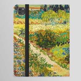 Vincent van Gogh "Garden at Arles" iPad Folio Case