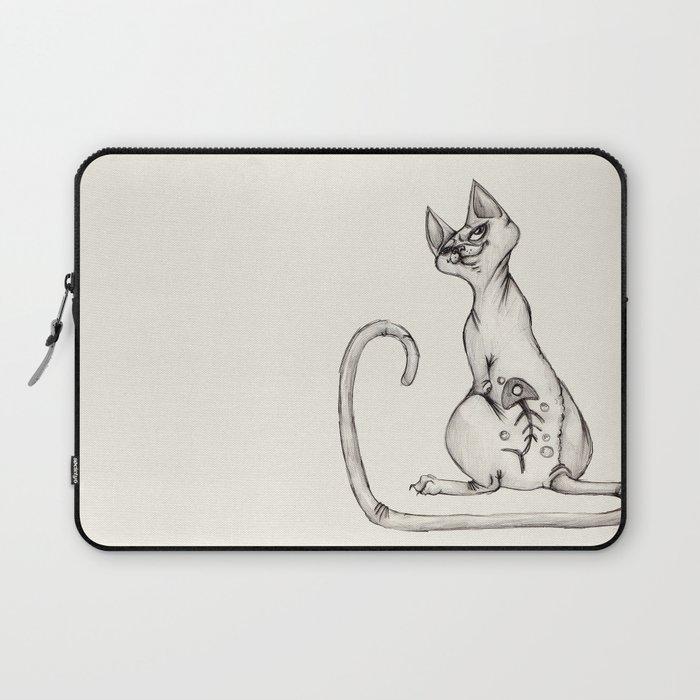 Cats with Tats v.1 Laptop Sleeve