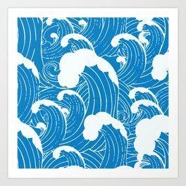 waves after waves Art Print