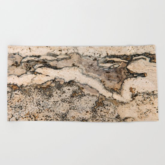 MARBLED Beach Towel