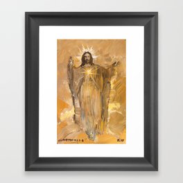 Ascension of Jesus Framed Art Print