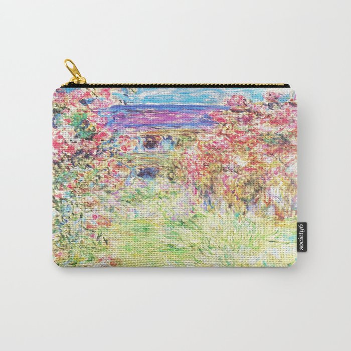 MONET : The House Among the Roses Carry-All Pouch