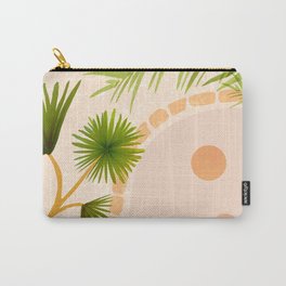 Dreamy Desert View Villa Series Carry-All Pouch | Neutral, Painting, Western, Resort, Illustration, View, Contemporary, Earthy, Villa, Southwest 