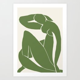 Green Blue Nude by Henri Matisse Art Print
