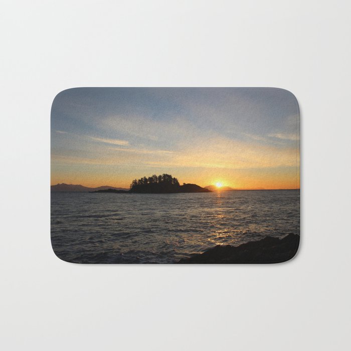 Crow Island at Sunrise Bath Mat