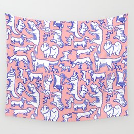 New York Dogs Wall Tapestry