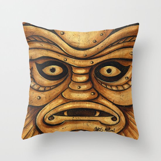 TIKI Creature Throw Pillow