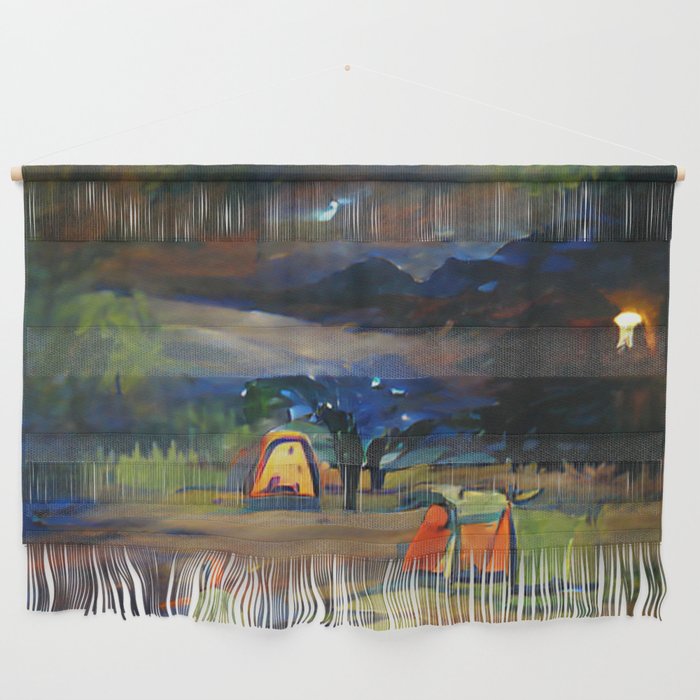 Campsite Night Wall Hanging