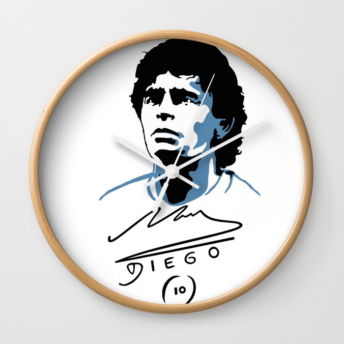 Diego Maradona Wall Clock