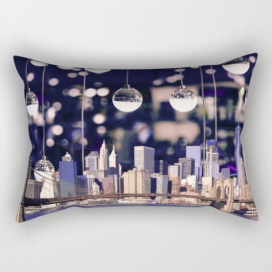 Spotlight on New York Rectangular Pillow
