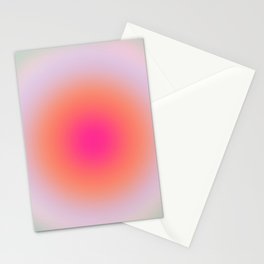 Vintage Colorful Gradient Stationery Card