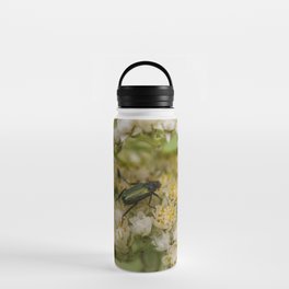 Flower and Beetle Water Bottle