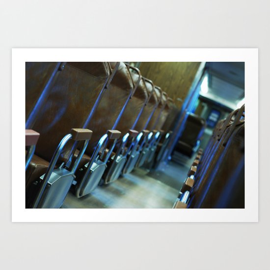 NJ Transit Train to NYC Art Print