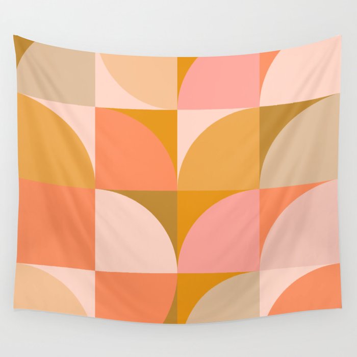 Abstract Sunny Fields Pattern Wall Tapestry