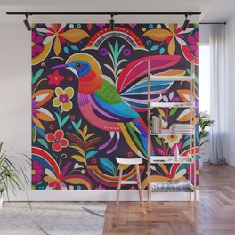 Rainbow hummingbird Wall Mural