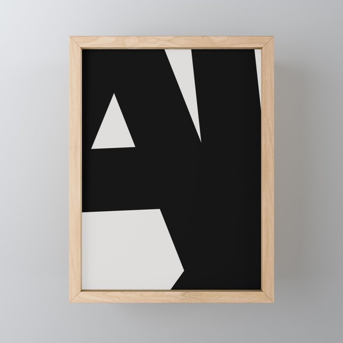 Abstract Form 01 Framed Mini Art Print