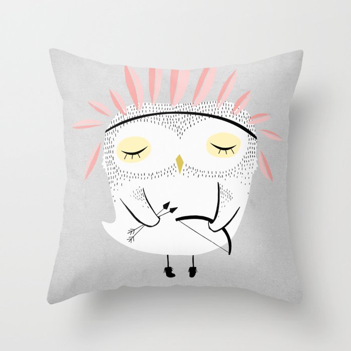 BE BRAVE Throw Pillow
