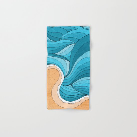 Beach Tide Hand & Bath Towel