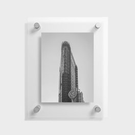 NYC Black and White Architecture Floating Acrylic Print