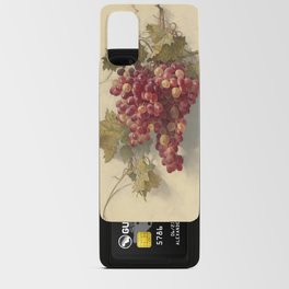  Grapes Against White Wall - Edwin Deakin Android Card Case