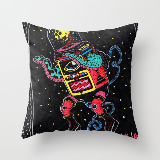 lo de adentro Throw Pillow