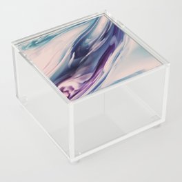 Deep Pastels Abstract Flow Acrylic Box