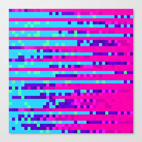 Pixel Pattern 2 Canvas Print