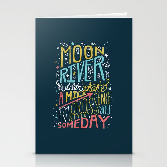 MOON RIVER Stationery Cards