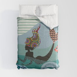 Cute Mermaid Comforter