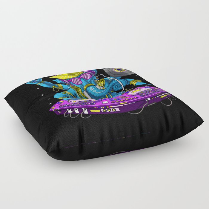 Ganesha Psytrance DJ Floor Pillow