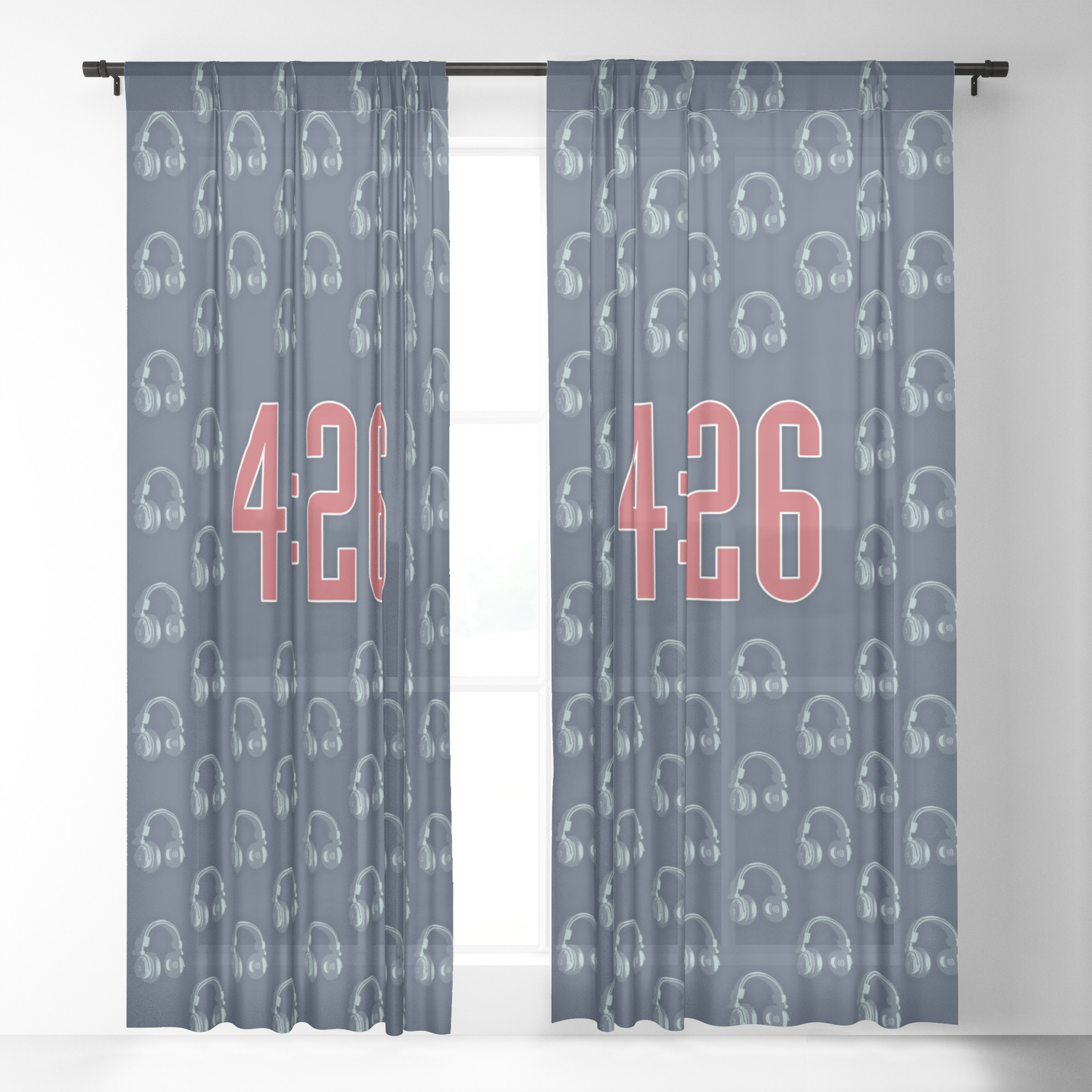 4 26 The Average Length Of A Modern Pop Song Sheer Curtain By Grandeduc Society6