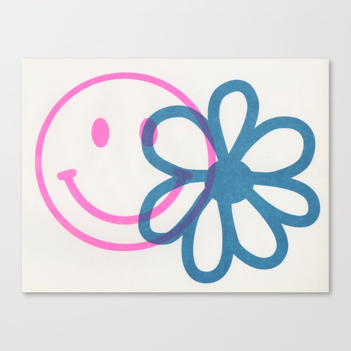 Happy Flower Canvas Print