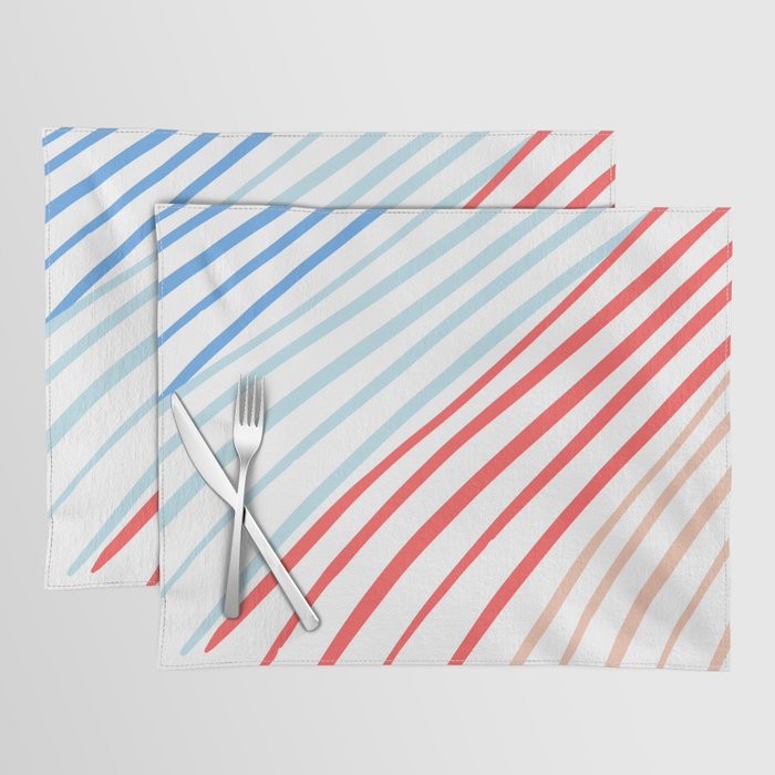 Summer abstract color design Placemat