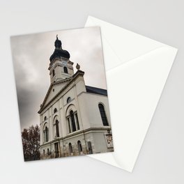 Church in Town Stationery Cards