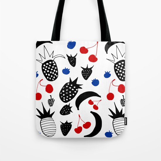 Fruit Salad white Tote Bag