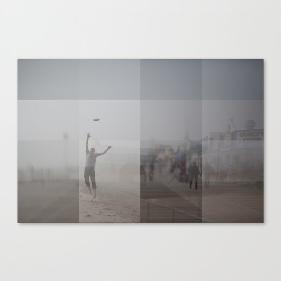 Ocean City, NJ Collage Canvas Print