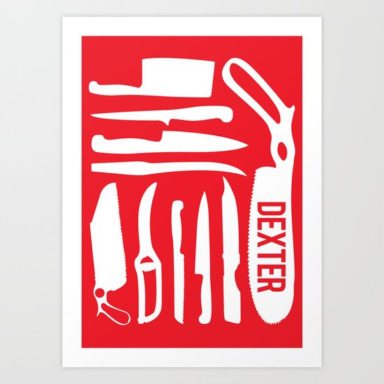 "Kill Bag" Dexter Print Art Print