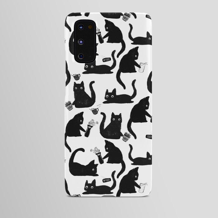 Bad Cats Knocking Stuff Over Android Case